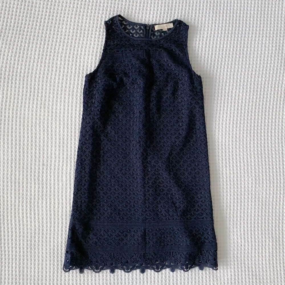 Lace shift dress
